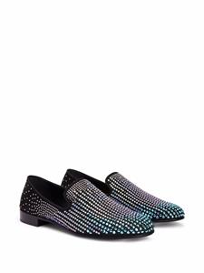 Giuseppe Zanotti Lewis verfraaide loafers - Zwart