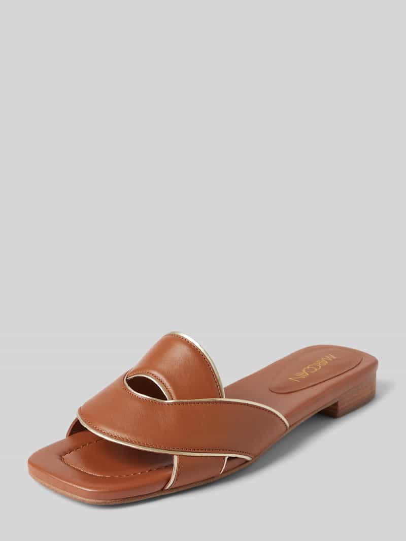 Marc Cain Bags & Shoes Leren sandalen met contraststrepen
