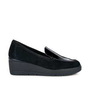 Geox Ademende loafers met sleehak Ilde