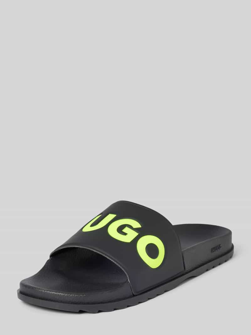 HUGO Slippers met labelprint, model 'Match'