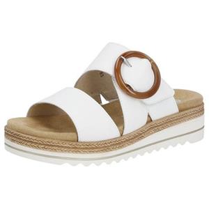 Remonte Slippers wedge heel, summer shoe, slippers with decorative buckle