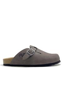 Thies 1856 Herren vegan Clogs Eco Bio Dunkelgrau