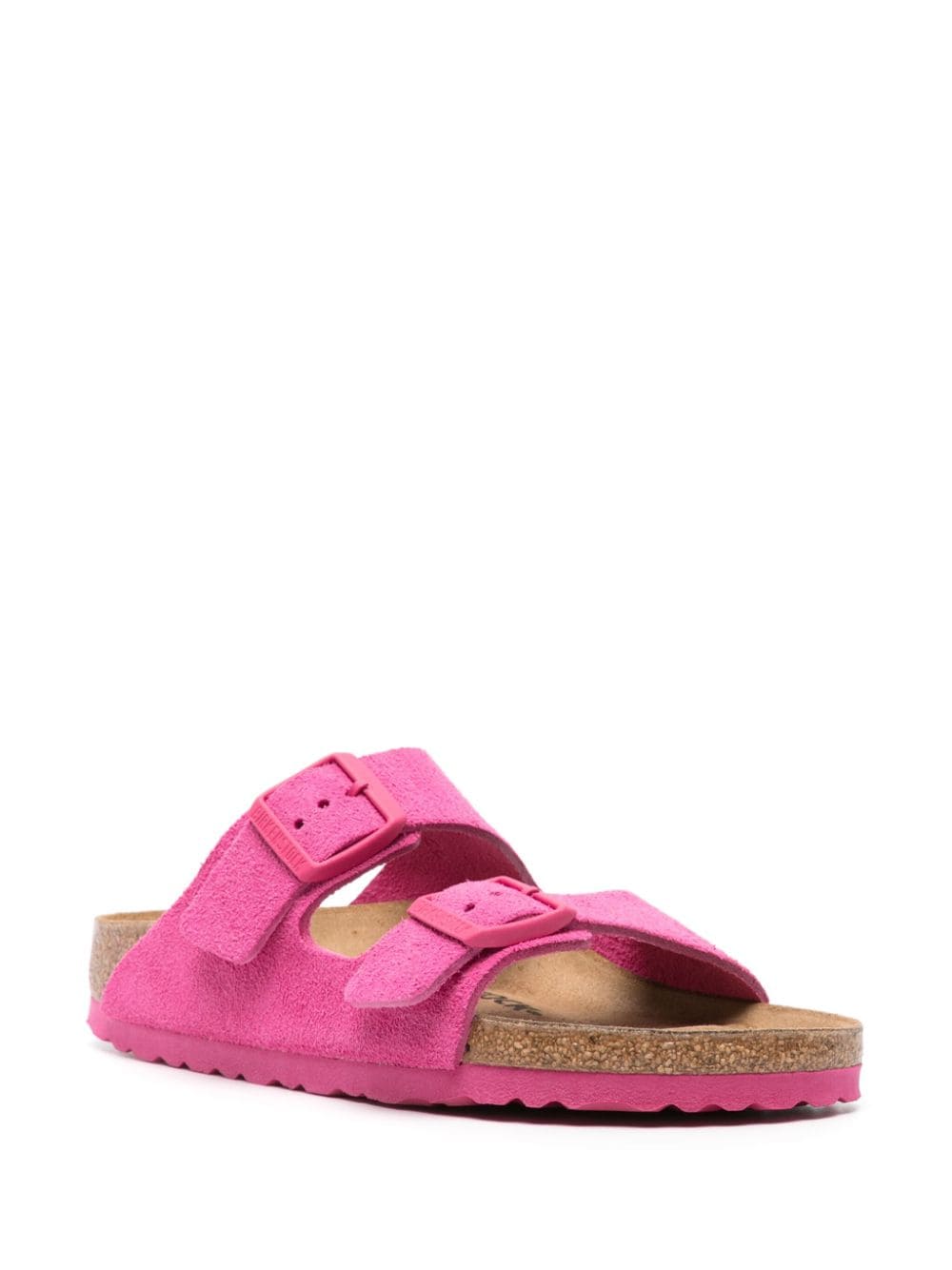 Birkenstock Arizona suède slippers - Roze