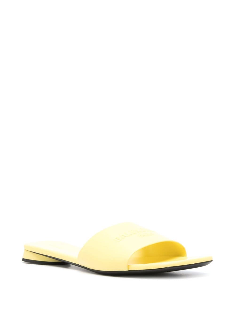 Balenciaga Duty Free leren slippers - Geel
