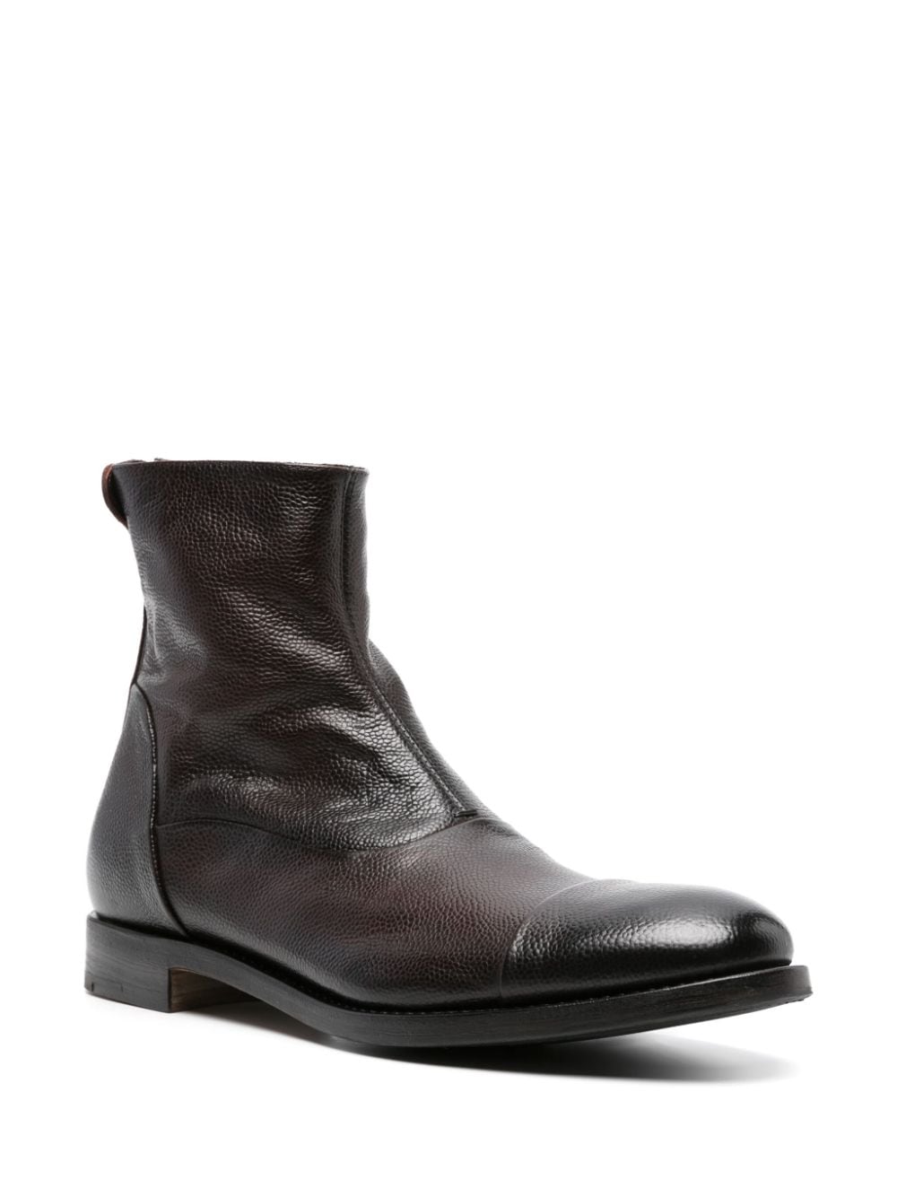 Alberto Fasciani Abel leather ankle boots - Bruin