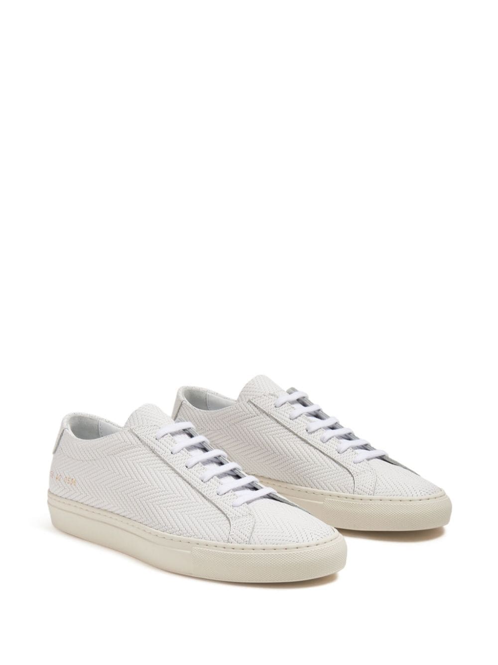 Common Projects Original Achilles Basket Weave leather sneakers - Wit