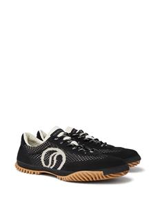 Stella McCartney S-Wave sneakers met mesh - Zwart