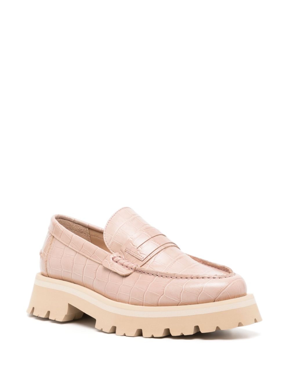 Paul Smith Felicity 40mm leather loafers - Roze
