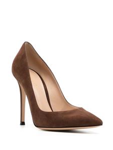 Gianvito Rossi Gianvito 100mm suede pumps - Bruin