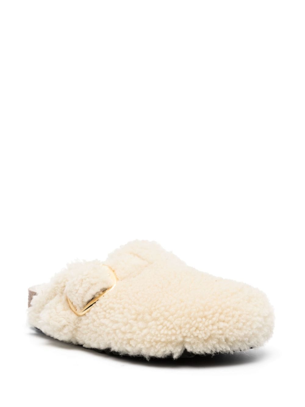 Birkenstock Boston slippers met plateauzool - Beige