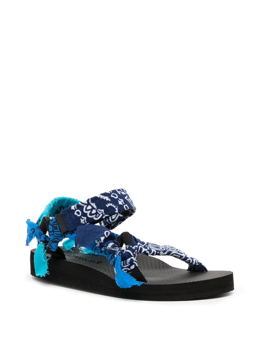 Arizona Love Trekky sandalen met bandanaprint - Blauw