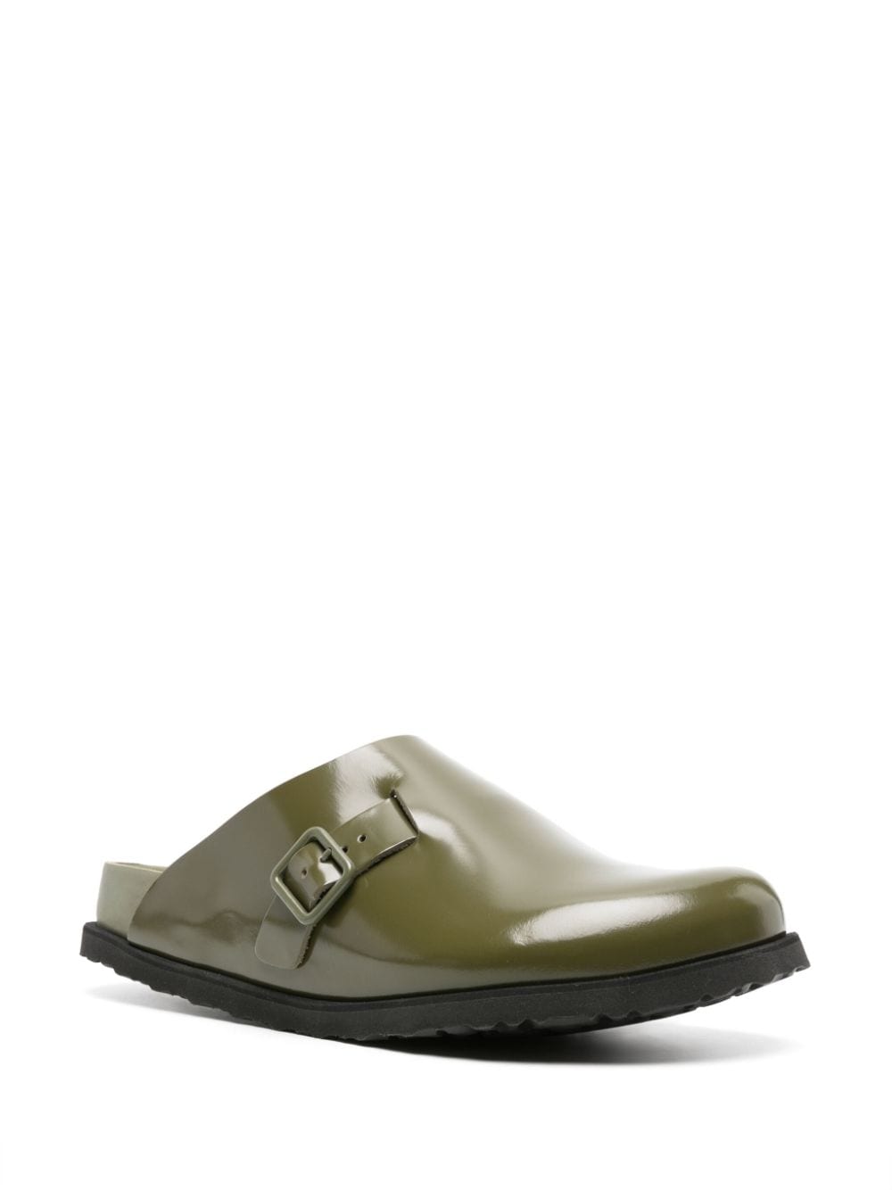 Birkenstock 33 Dougal leather slippers - Groen