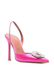 Amina Muaddi Camelia slingback pumps - Roze