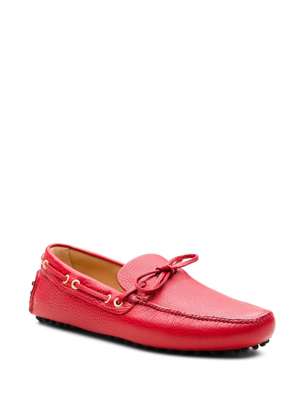 Car Shoe Loafers met strikdetail - Rood