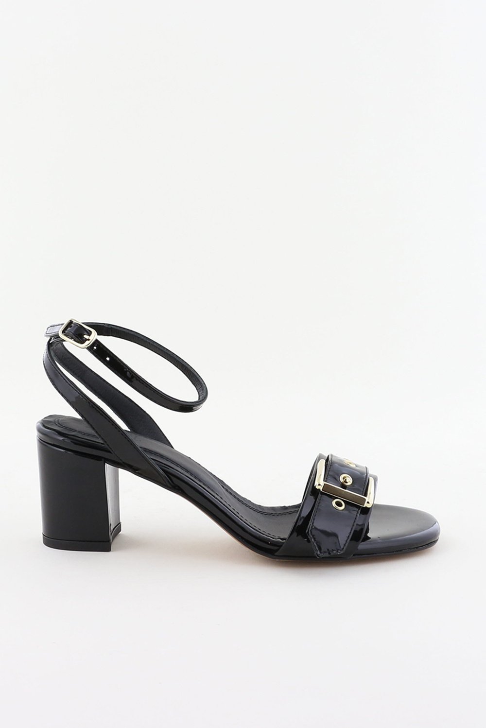 Toral sandalen TL-MELISSA met blokhak zwart