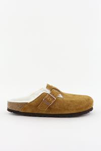 Birkenstock slippers Boston verstelbare band bruin