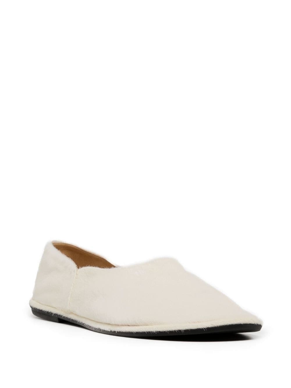 The Row Leren loafers - Wit