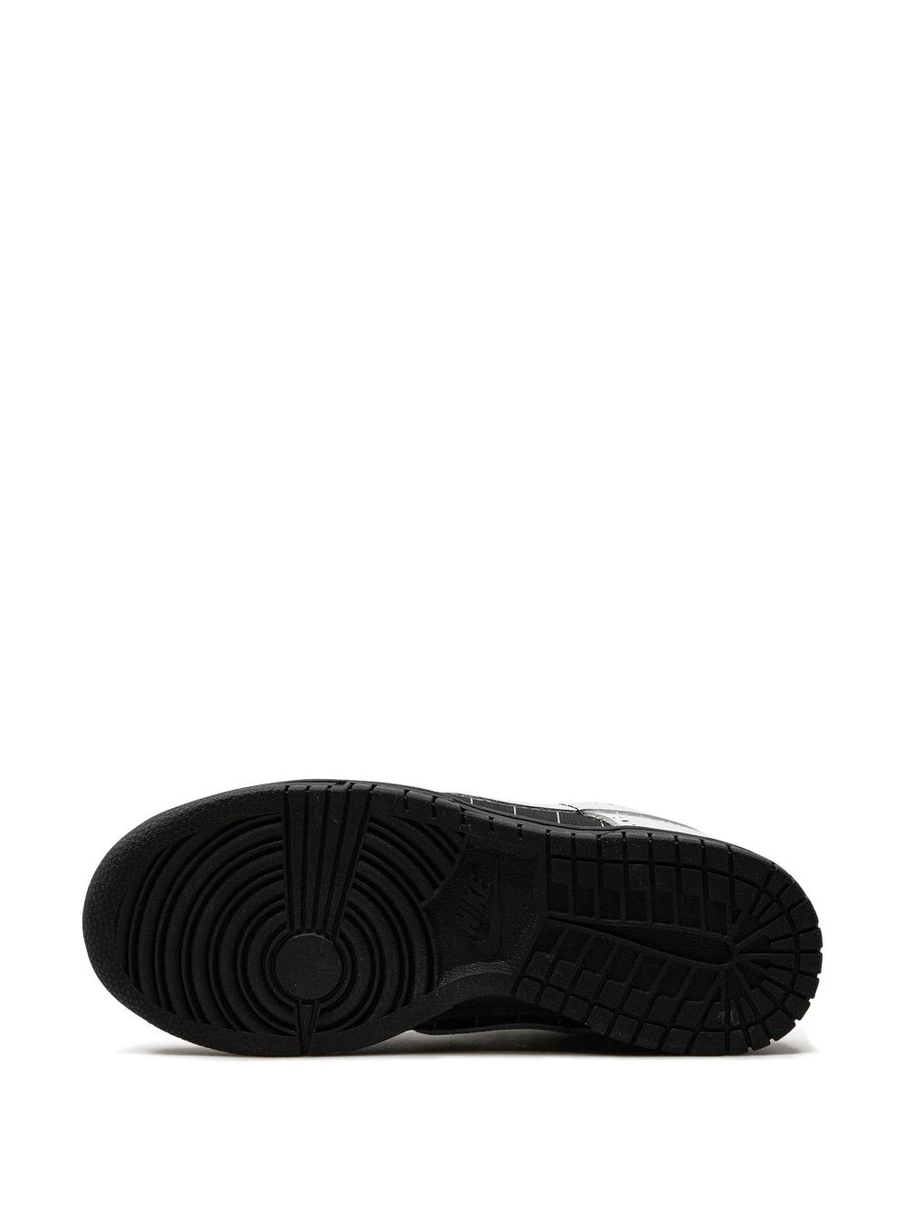 Nike Dunk Low sneakers met krijtstreep - Zwart