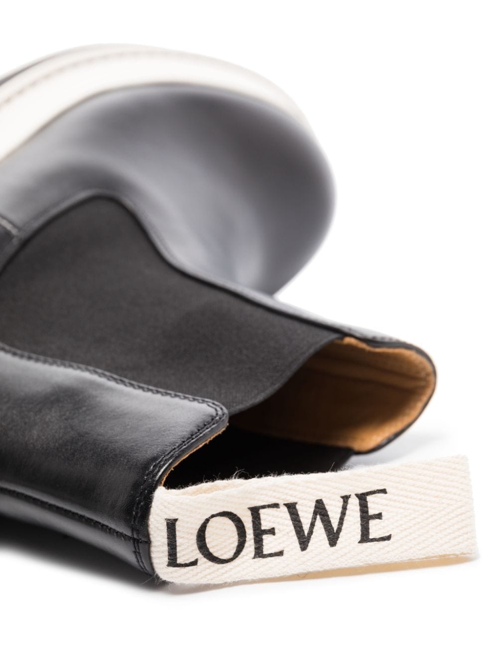 LOEWE Chelsea laarzen met plateauzolen - Zwart