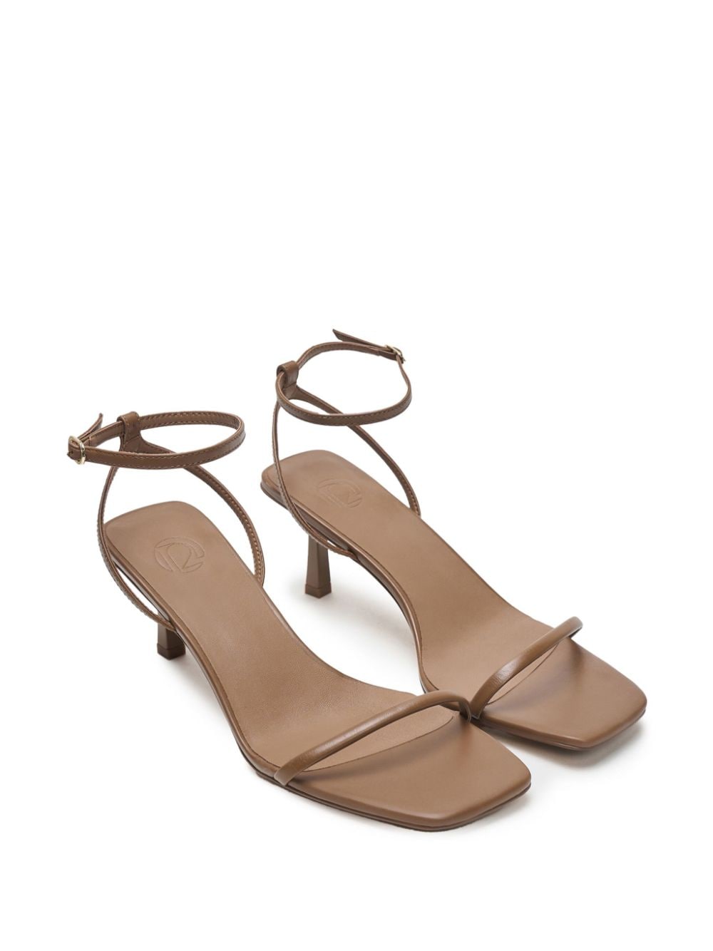 12 STOREEZ buckled 60mm leather sandals - Bruin