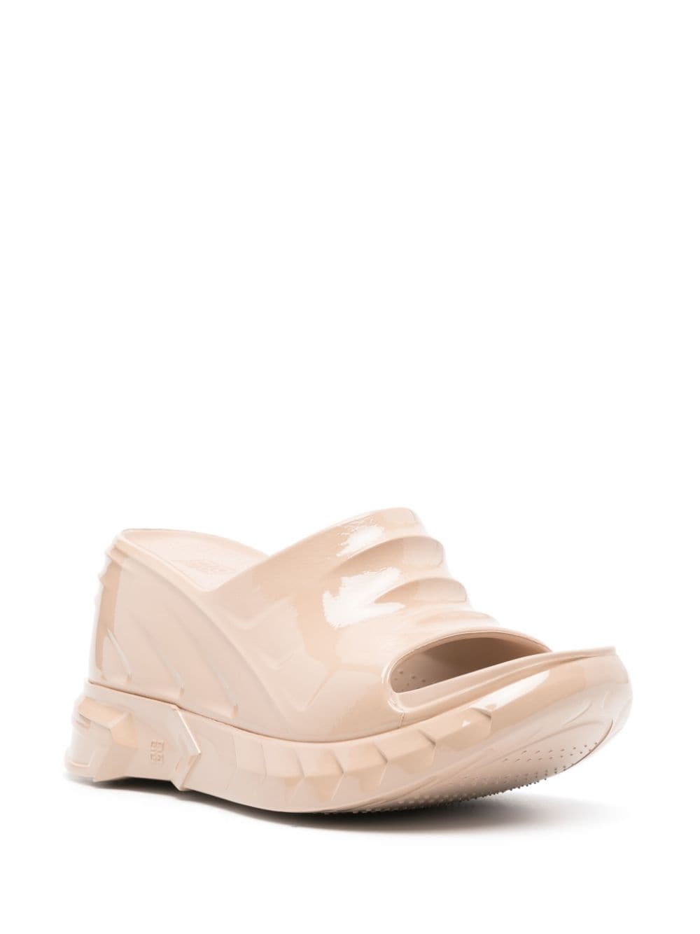 Givenchy Marshmallow slippers met sleehak - Roze