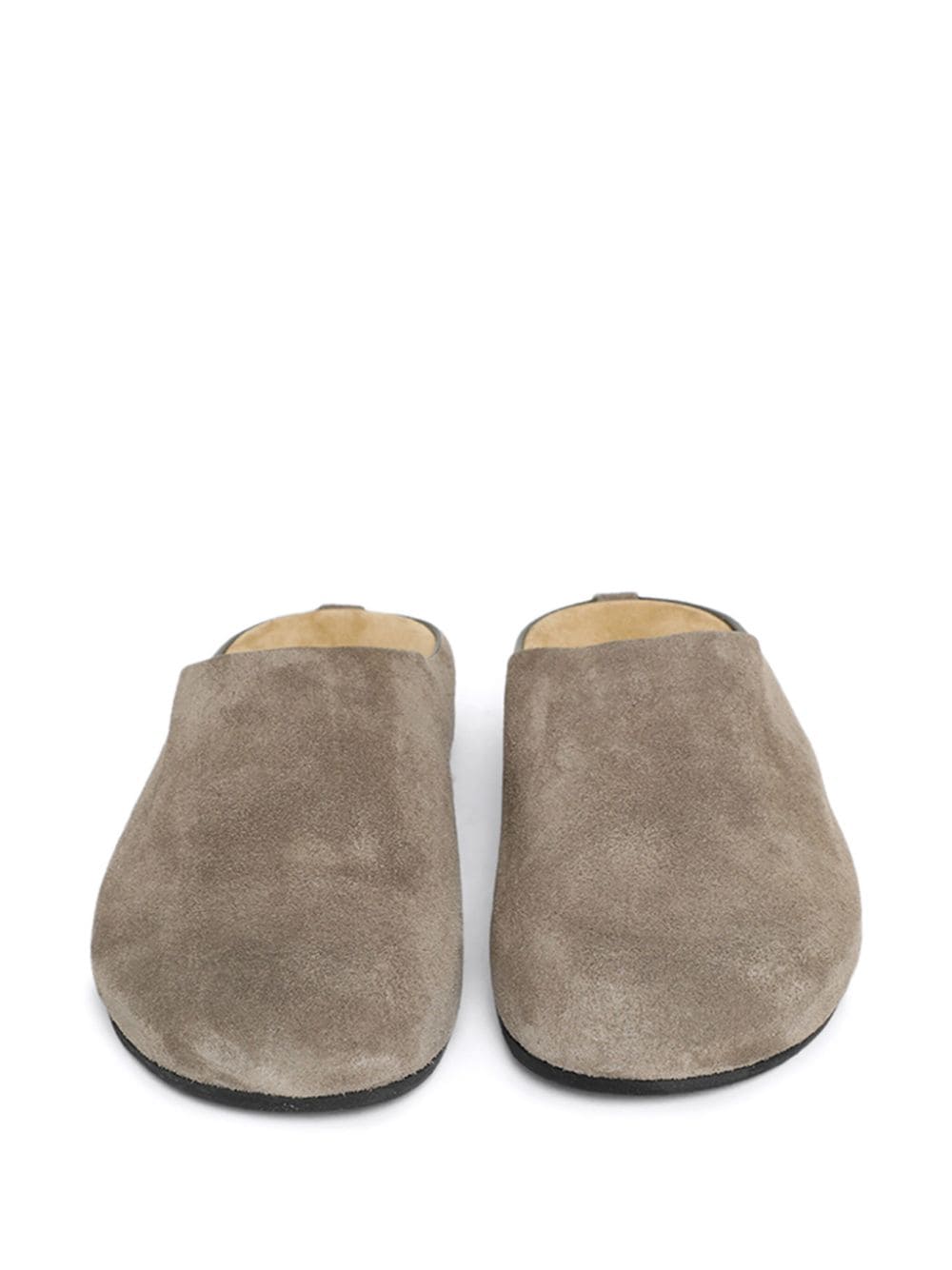The Row Hugo suède slippers - Bruin