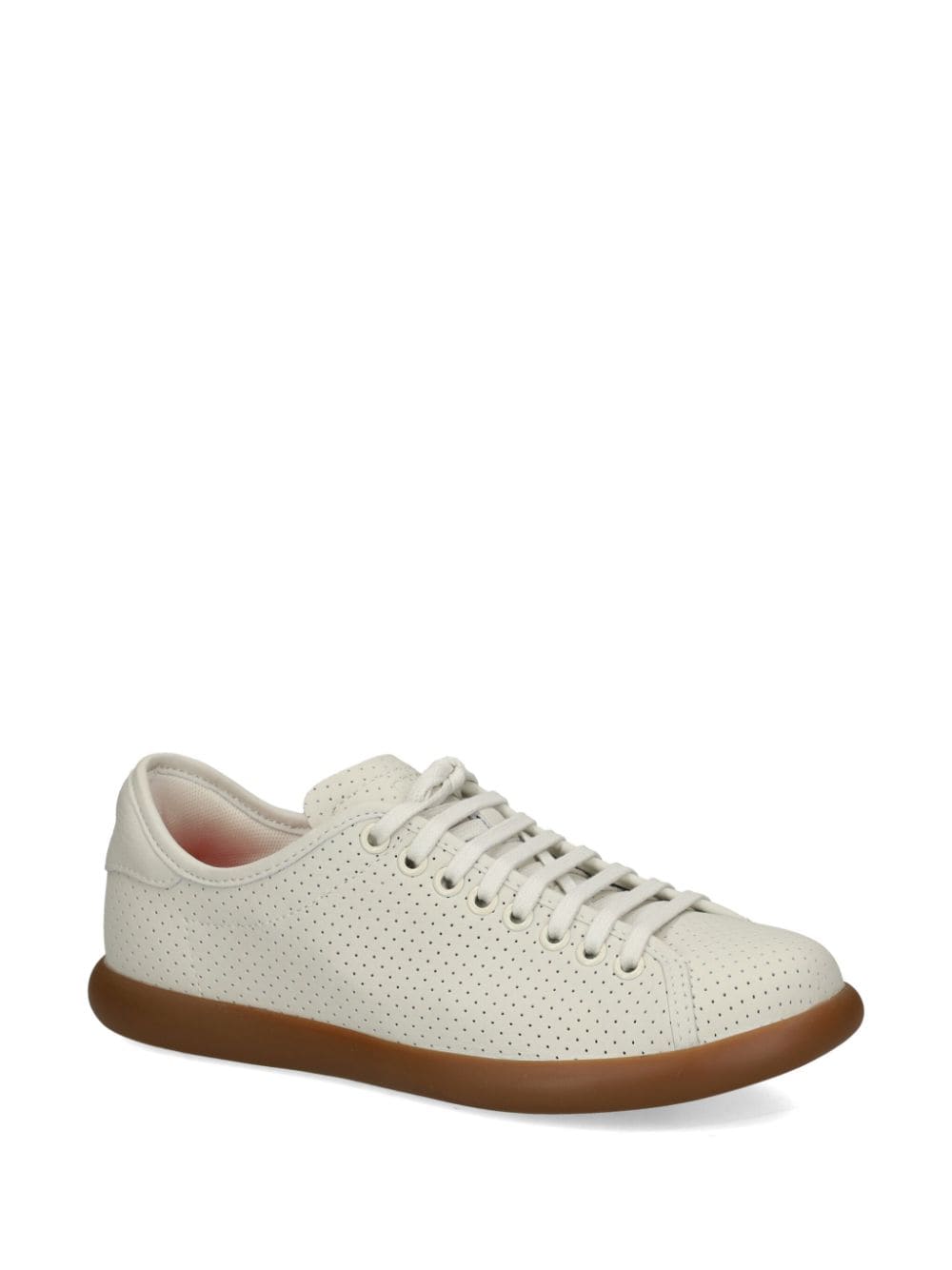 Camper perforated lace-up sneakers - Wit