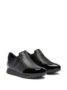 Giuseppe Zanotti Idle Run quilted leather zip-up loafers - Zwart