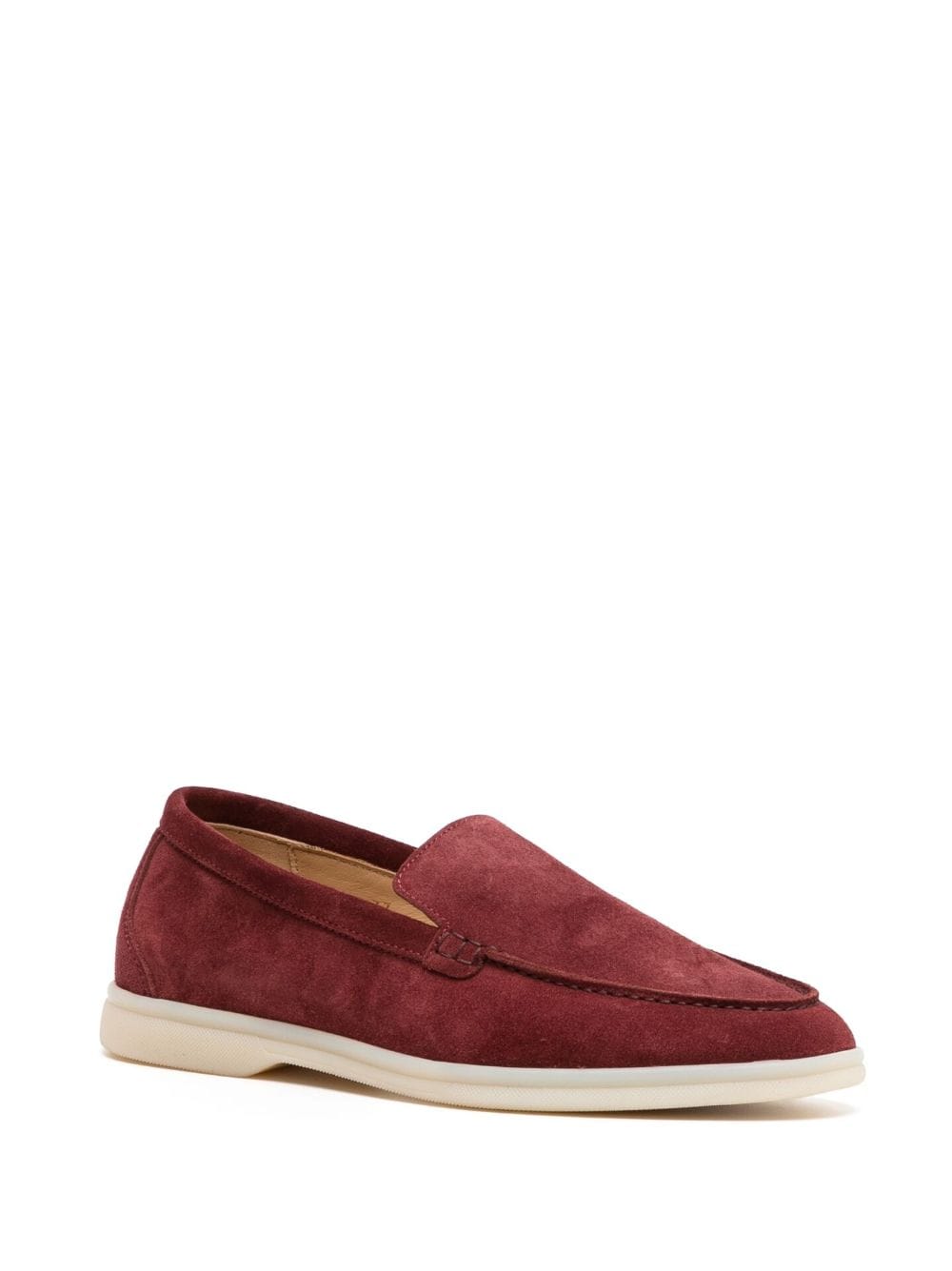 Scarosso Ludovico suède loafers - Rood