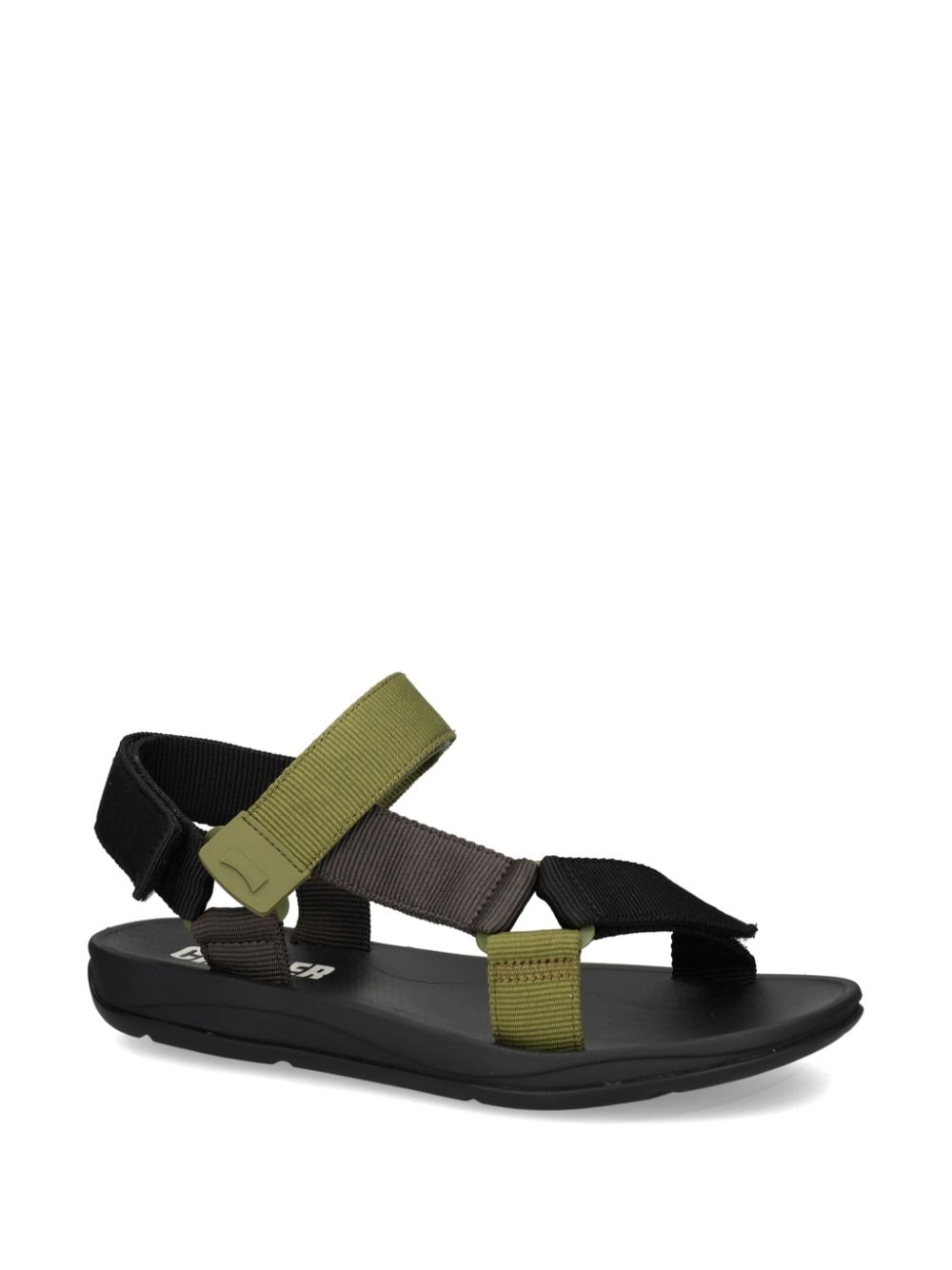 Camper touch-stap open-toe sandals - Zwart