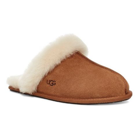 UGG Pantoffels Scuffette II Pantoffels, klompen, mules, flats met bontkraag