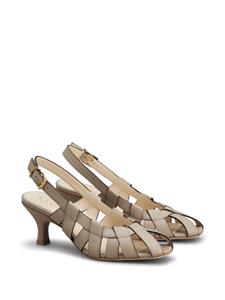 Tod's Leren pumps met uitgesneden details - Beige