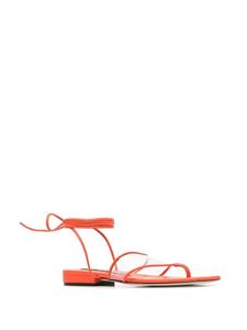 Sergio Rossi Sr Lunettes sandalen met open neus - Oranje