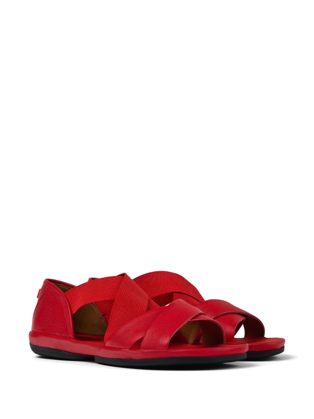 Camper Right Nina leather sandals - Rood