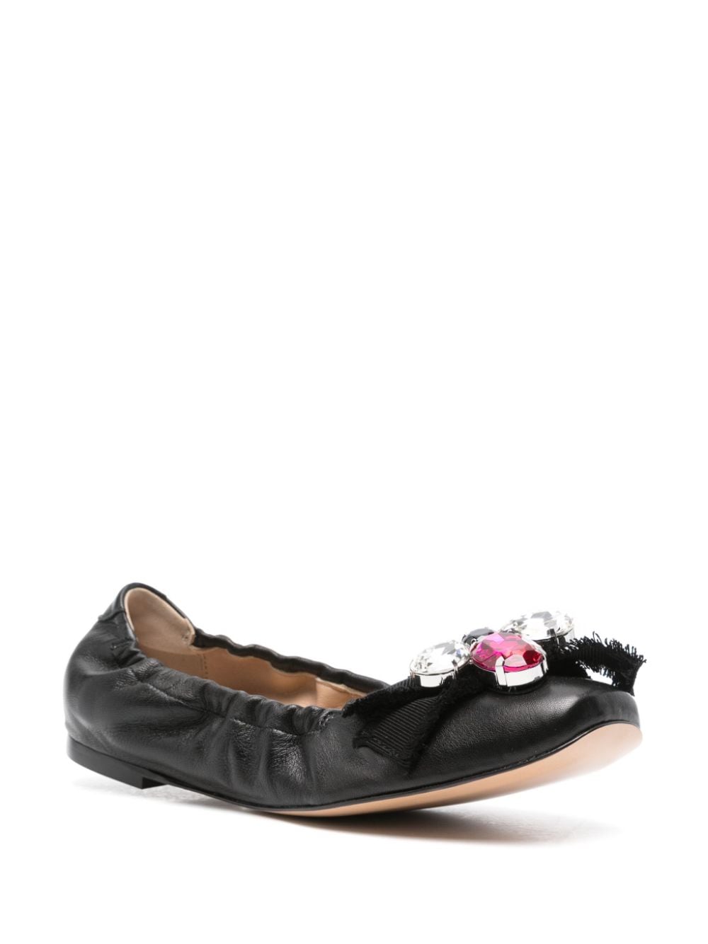 Casadei Queen Bee ballerina shoes - Zwart