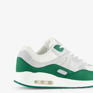 Osaga heren sneakers met airzool groen wit