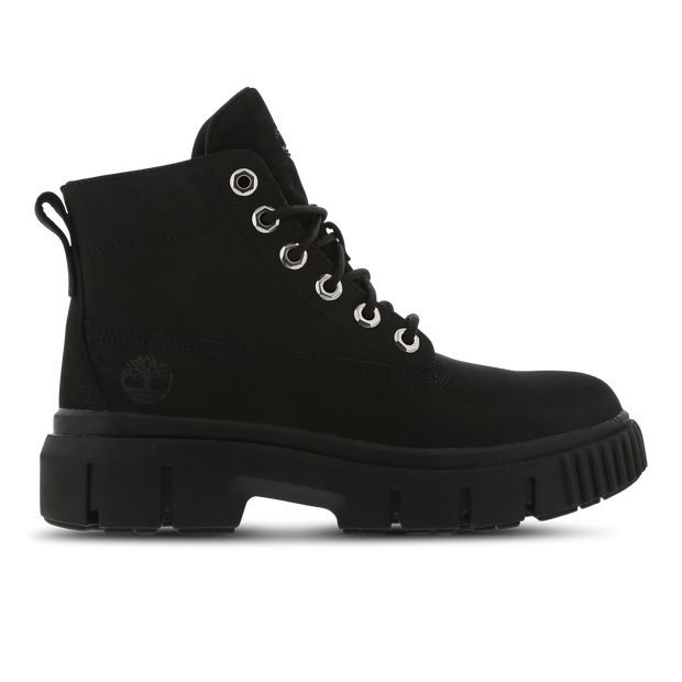 Timberland Greyfield Leather Boot Black - Dames Boots
