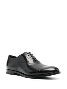 Doucal's Leren Oxford schoenen - Zwart