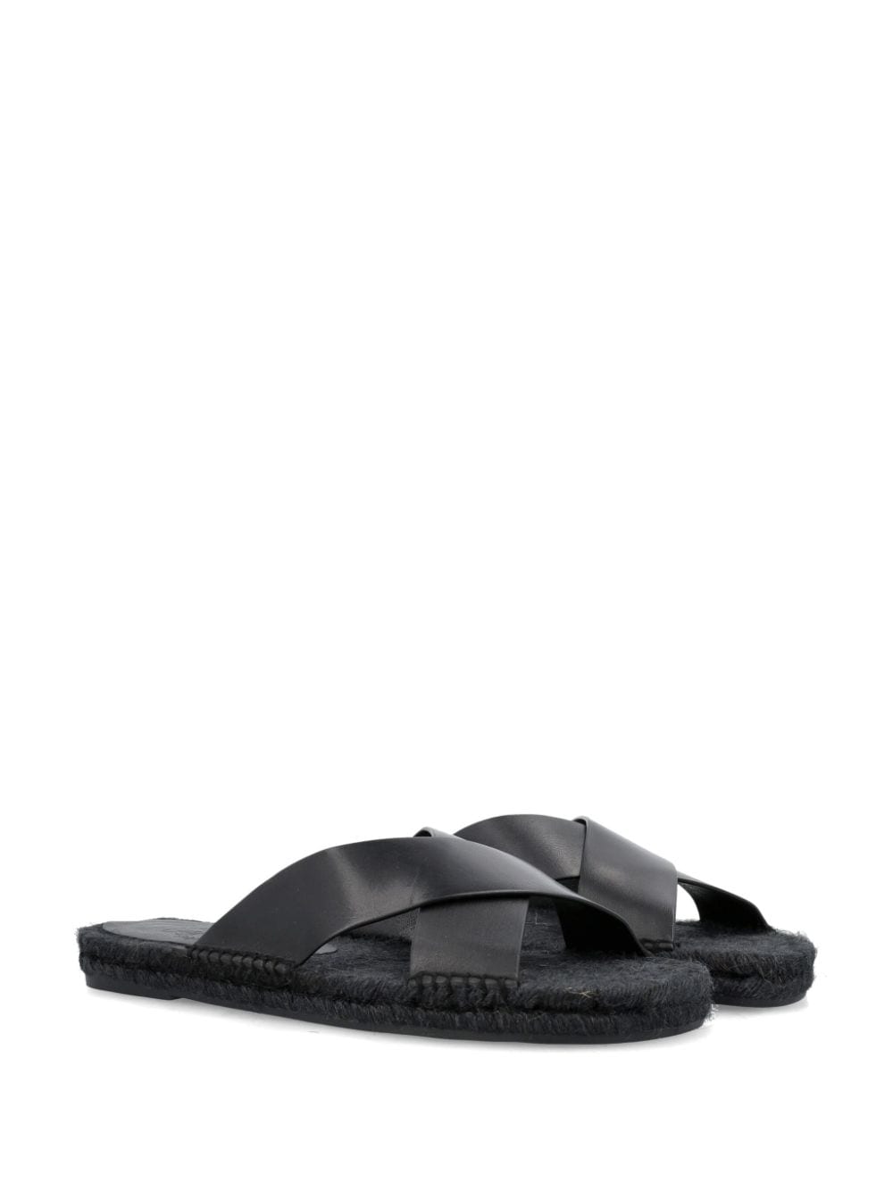 Castañer Kevin leather sandals - Zwart