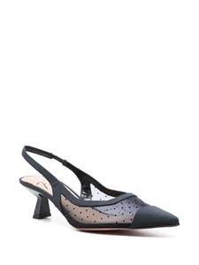 Roberto Festa Lulas 50 mm mesh pumps - Blauw