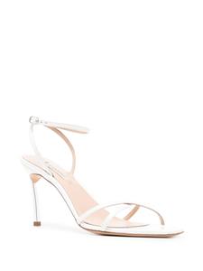 Casadei Superblade Jolly 100mm leather sandals - Wit