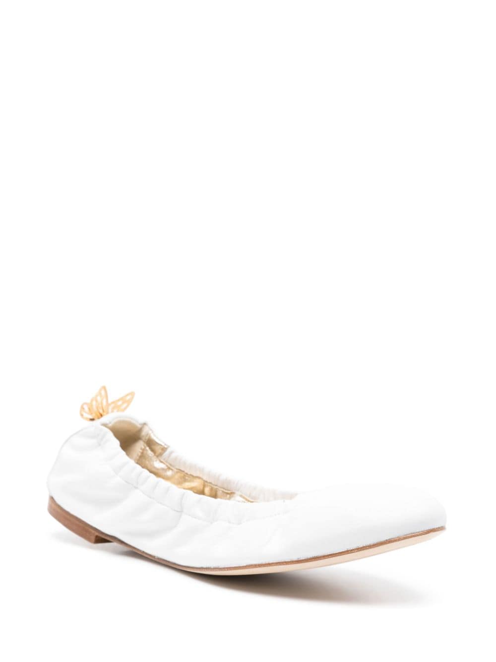 Sophia Webster Mariposa ballerina shoes - Wit