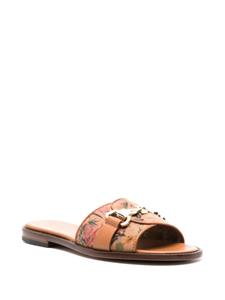 Doucal's Allori sandalen met bloemenprint - Bruin