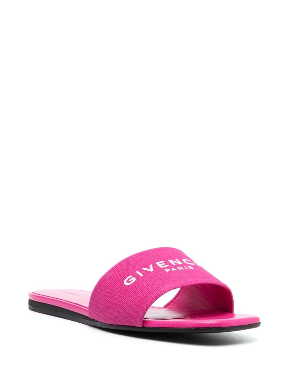 Givenchy Slippers met logoprint - Roze