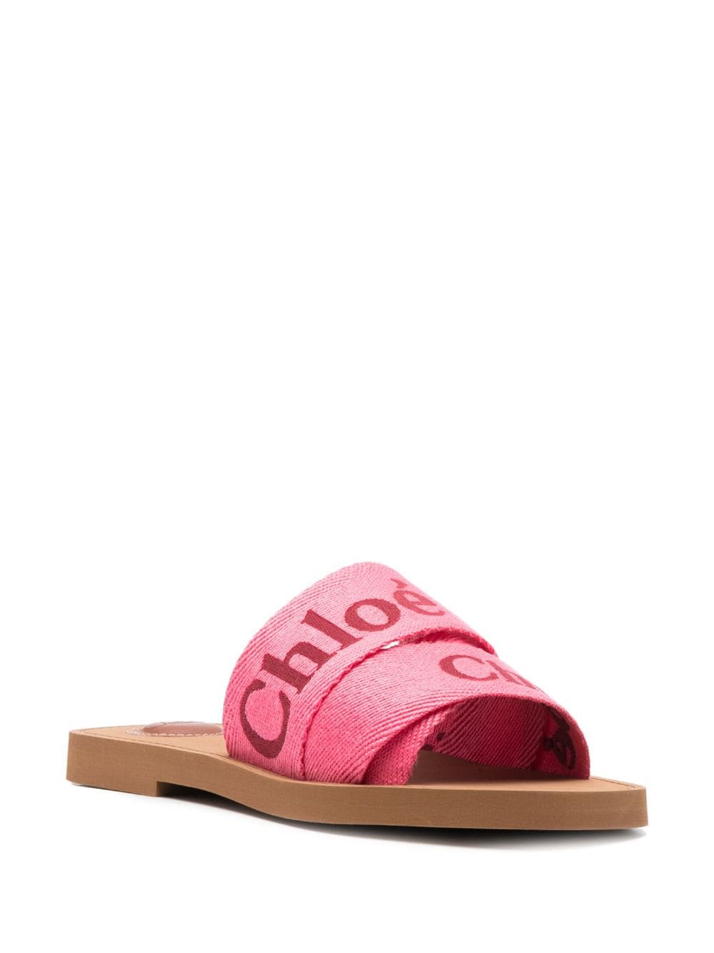 Chloé Woody slippers - 9R5 pink-red 1