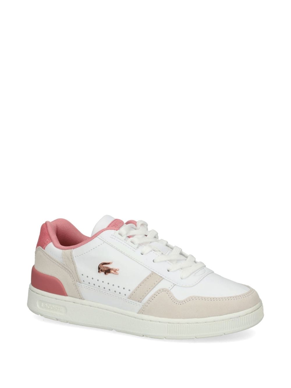 Lacoste T-Clip leather sneakers - Wit
