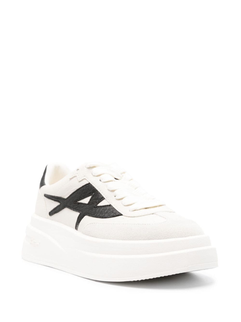 Ash leather low-top sneakers - Beige