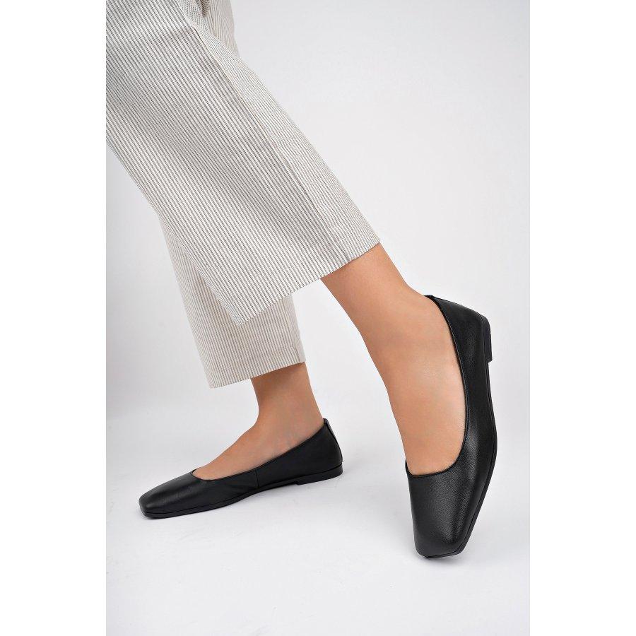 MixShoes-Women Casual platte damesschoenen van echt leer