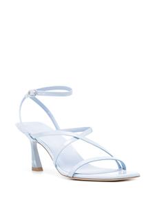 Stuart Weitzman Oasis 80mm leather sandals - Blauw