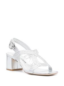 Stuart Weitzman Wovette 60mm sandals - Zilver